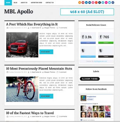 Apollo MBL Blogger Template