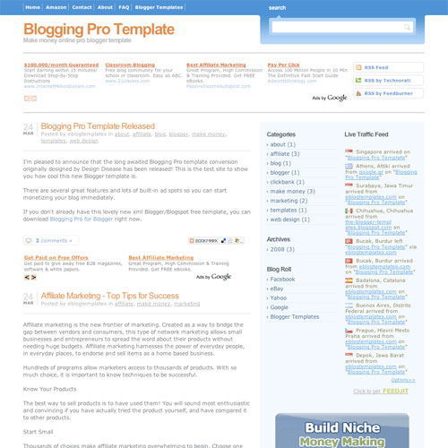 Blogger Pro Blogger Template